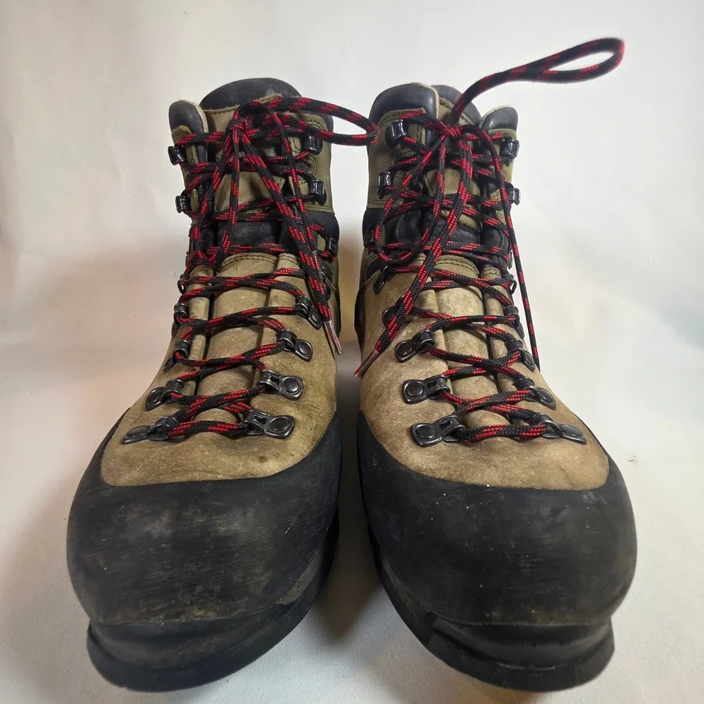 Kayland Maniva GTX Olive Green Hiking Boots Mens 11.5 Gore-Tex Vibram EU 45